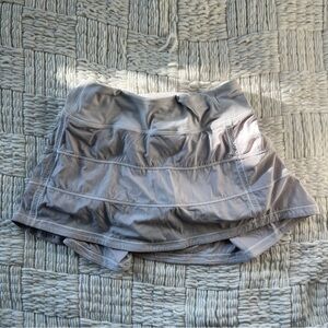 White Lululemon tennis skirt
